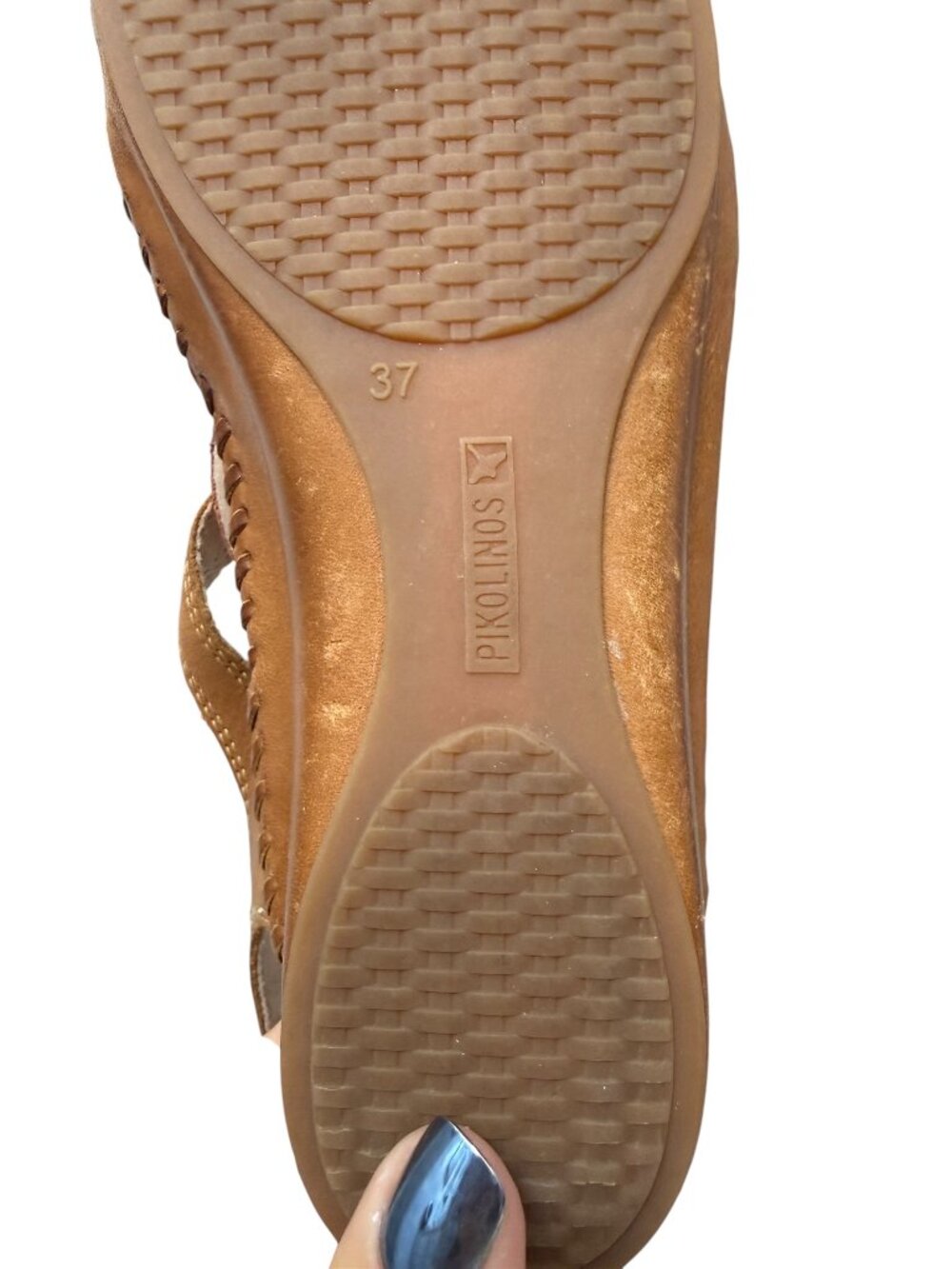 Pikolinos Puerto Vallarta Coral Leather T Strap Women's Sandals Size 7 / 37 - Picture 10 of 10